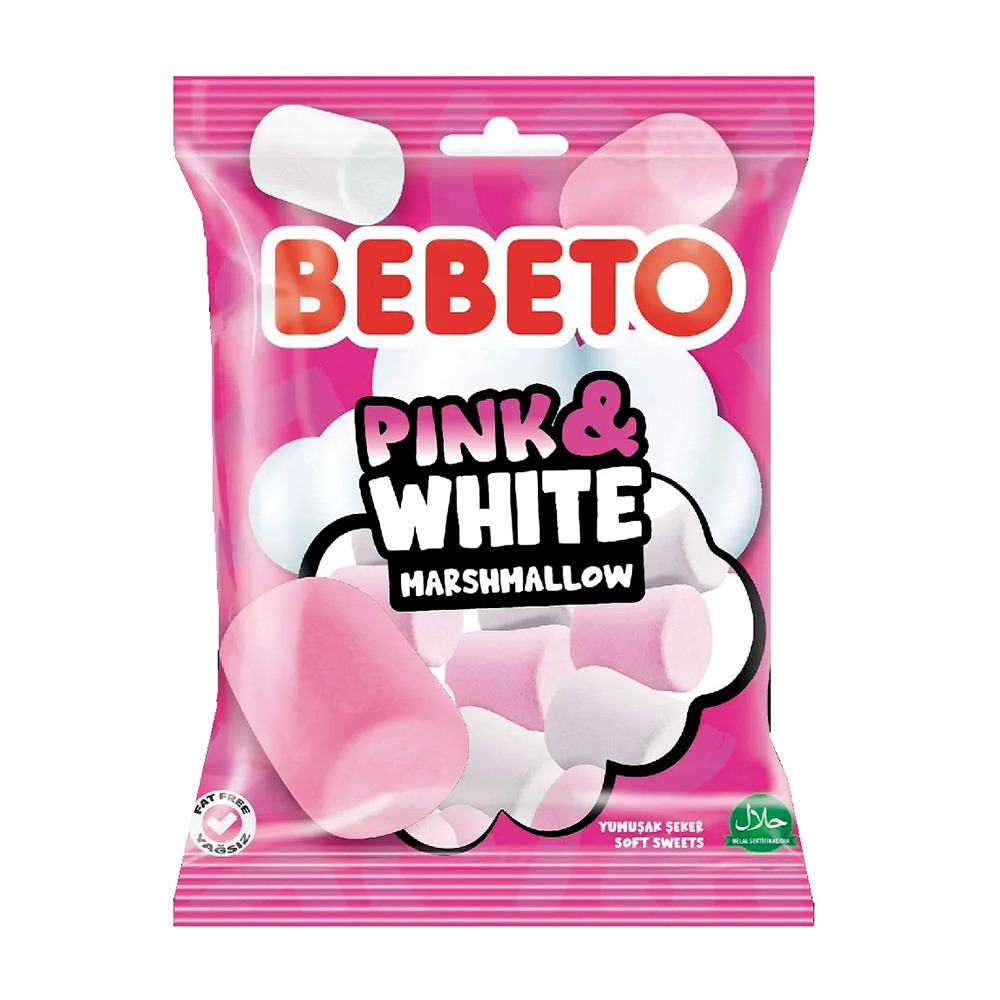 Изображение товара Маршмеллоу Bebeto со Вкусом Клубники и Ванили 135г