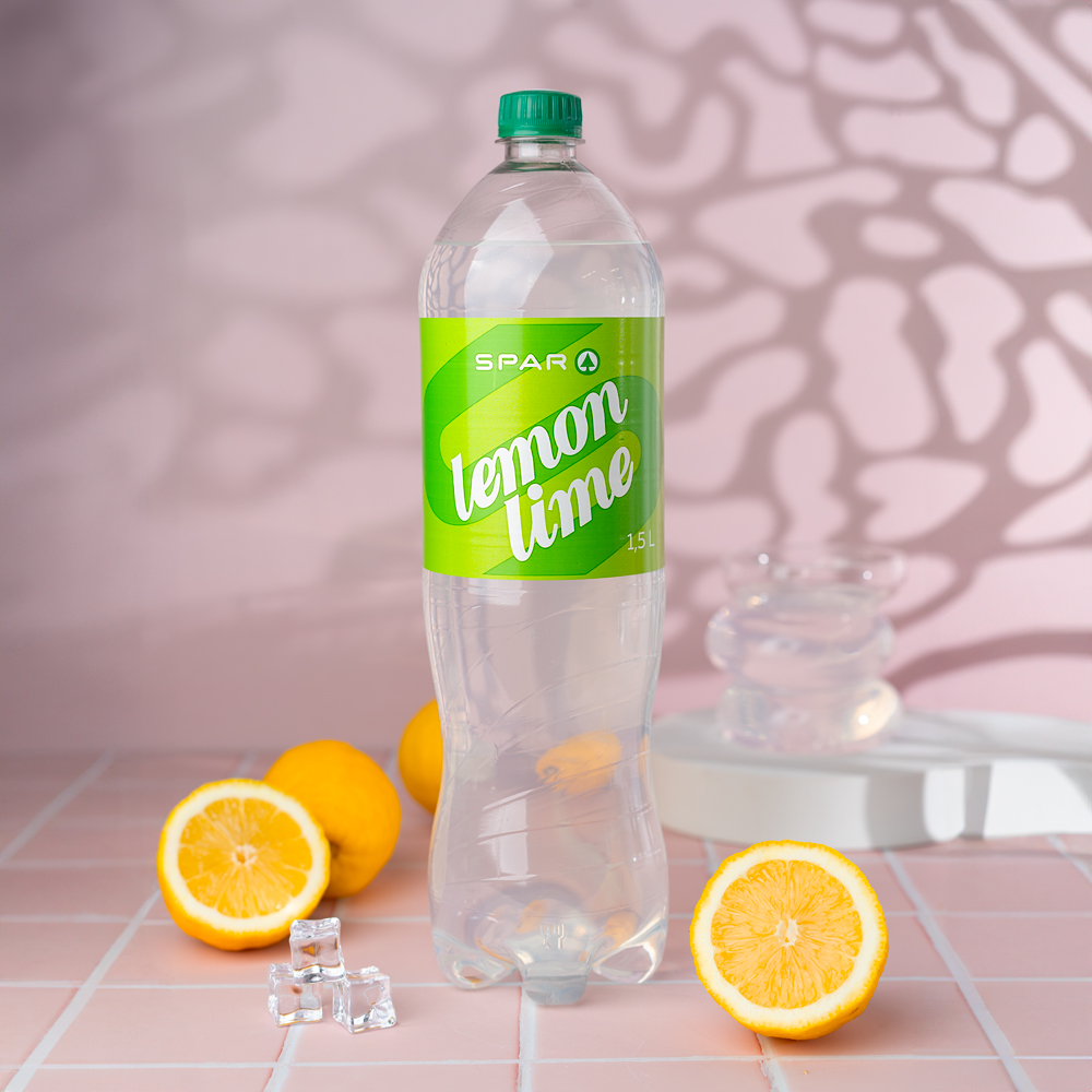 Изображение товара Напиток Безалкогольный SPAR Газированный Лимон Лайм 1,5л