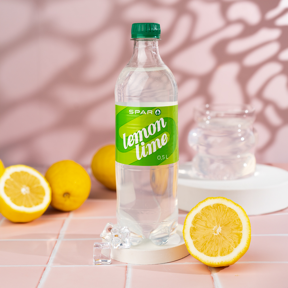 Изображение товара Напиток Безалкогольный SPAR Газированный Лимон Лайм 0,5л