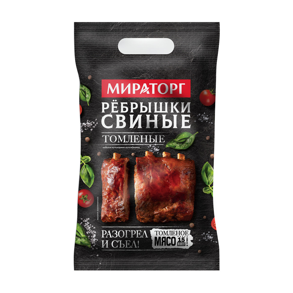 Изображение товара Ребрышки Свиные Мираторг Томленые 500г