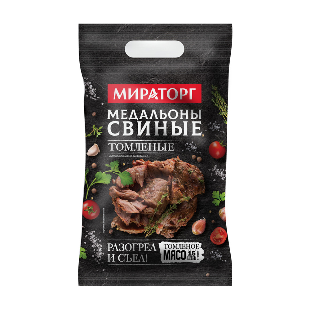 Изображение товара Медальоны Свиные Мираторг Томленые 500г
