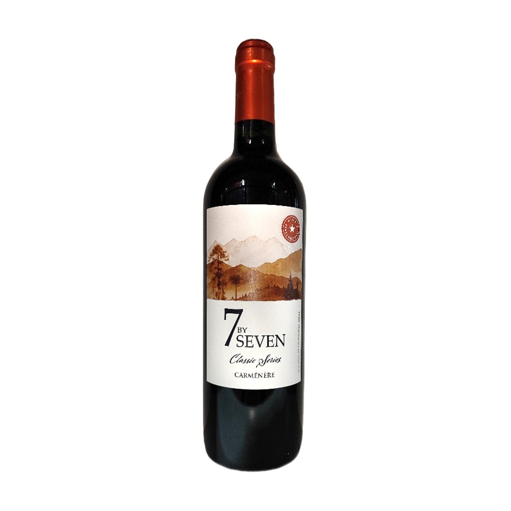 Изображение товара Вино 7 By Seven Carmenere Красное Сухое 14% 0,75л