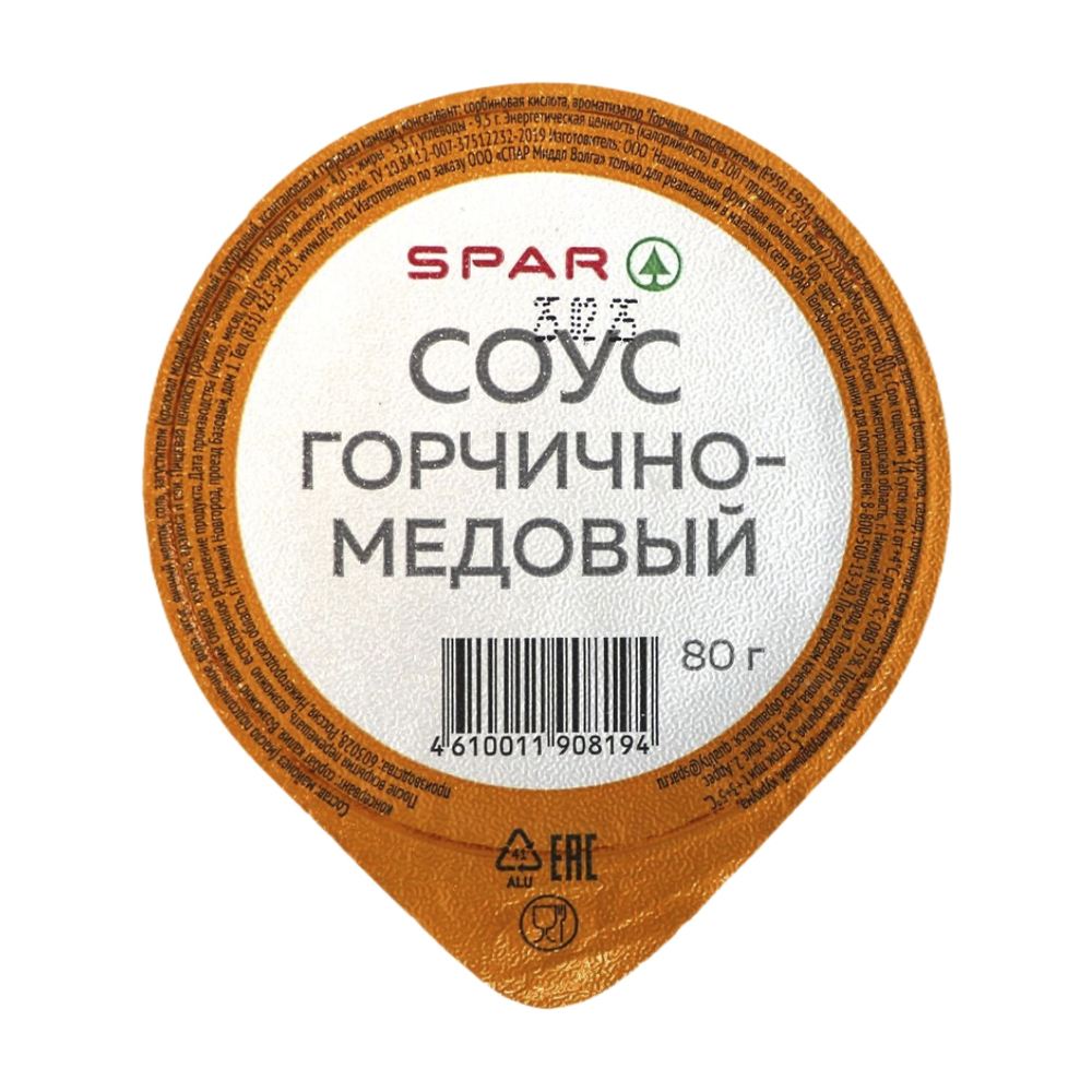 Изображение товара Соус SPAR Горчично-Медовый 80г