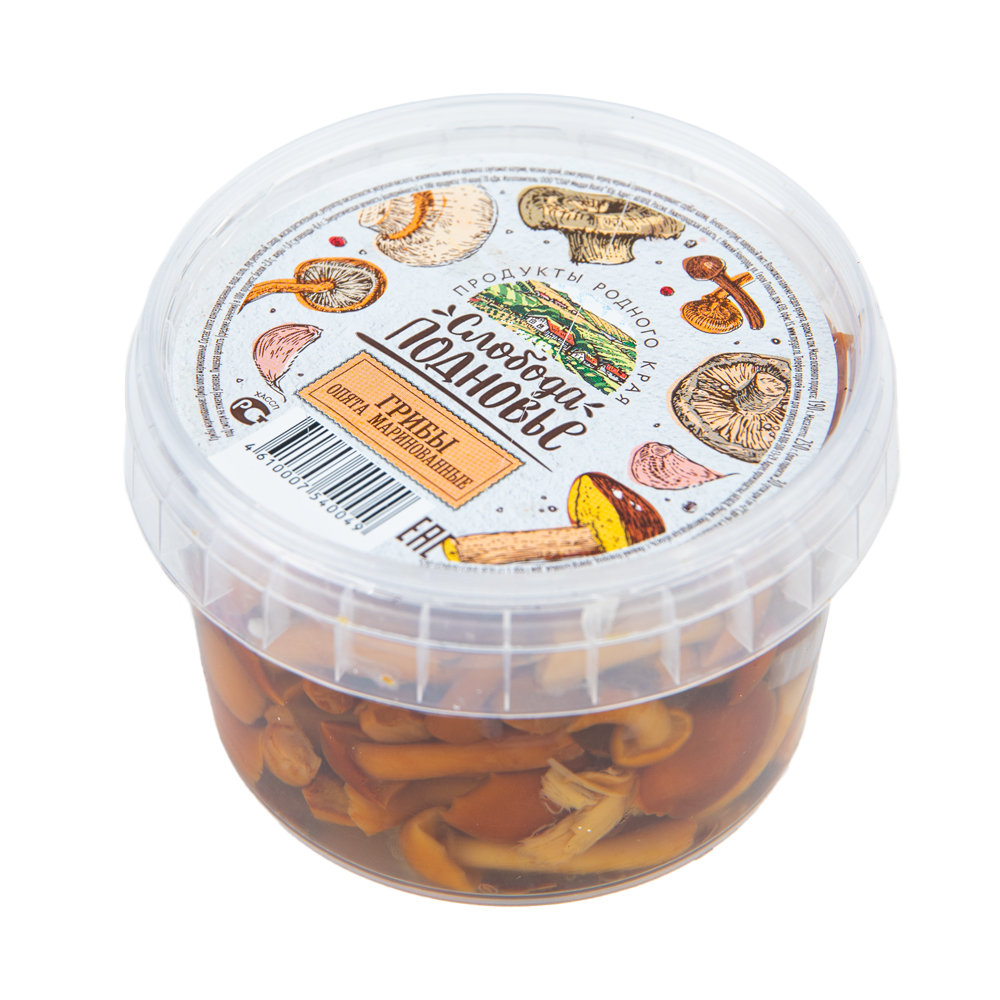 Изображение товара Маринованные опята Слобода Подновье 250 г