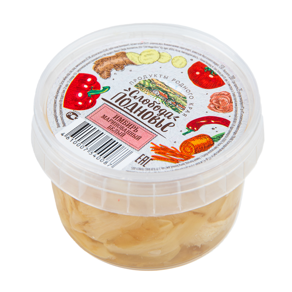 Изображение товара Имбирь Слобода Подновье Белый Маринованный 200г