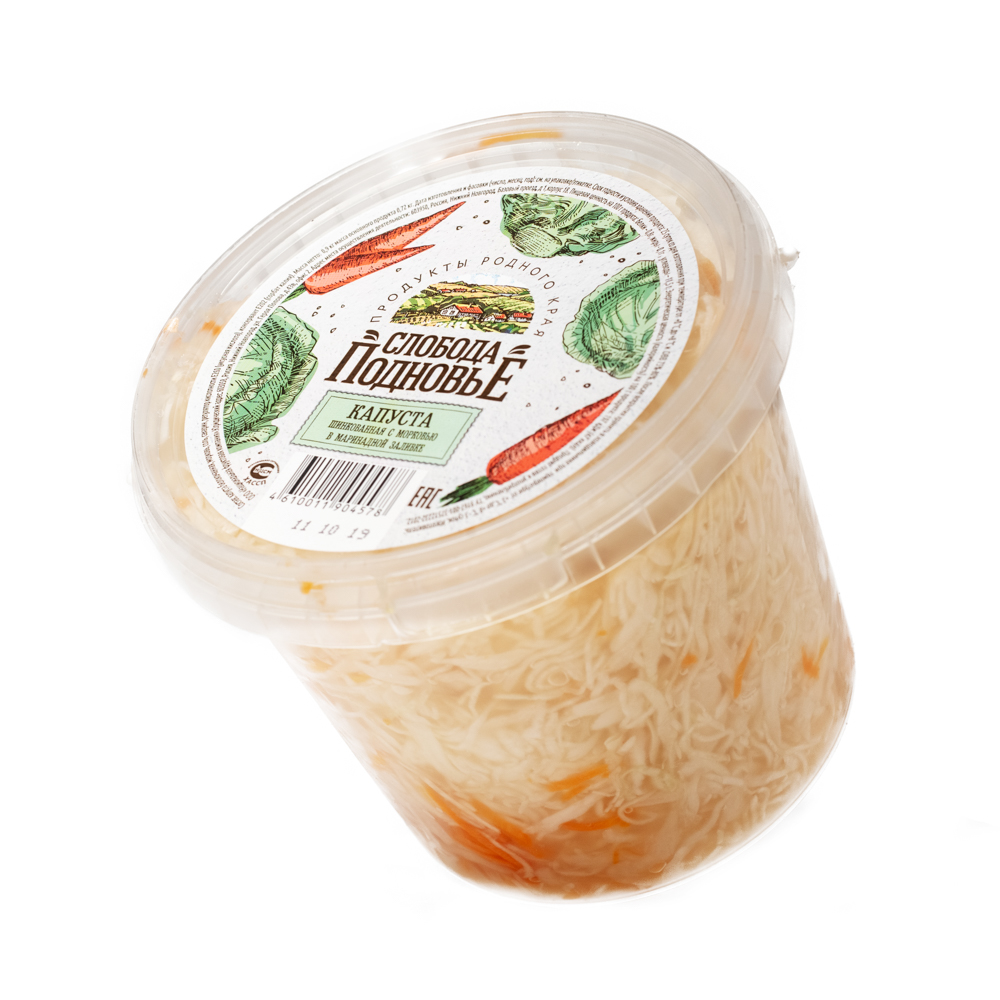Изображение товара Капуста Слобода Подновье Шинкованная с Морковью 900г