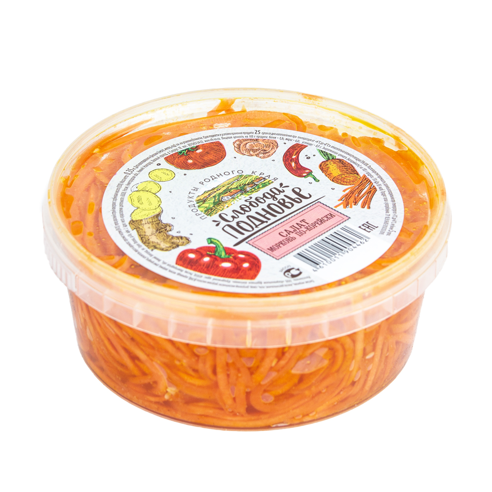 Изображение товара Салат Слобода Подновье Морковь по-Корейски 350г