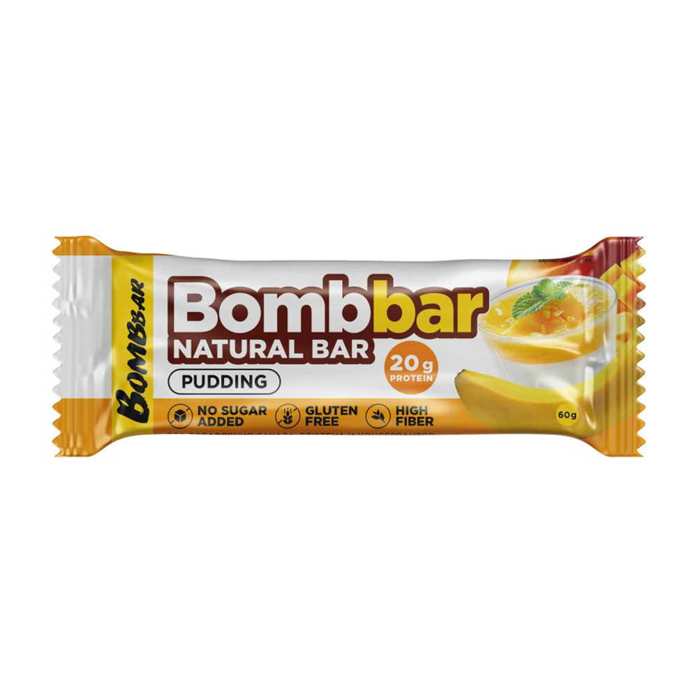 Изображение товара Bombbar Батончик Пудинг Манго-Банан 60г