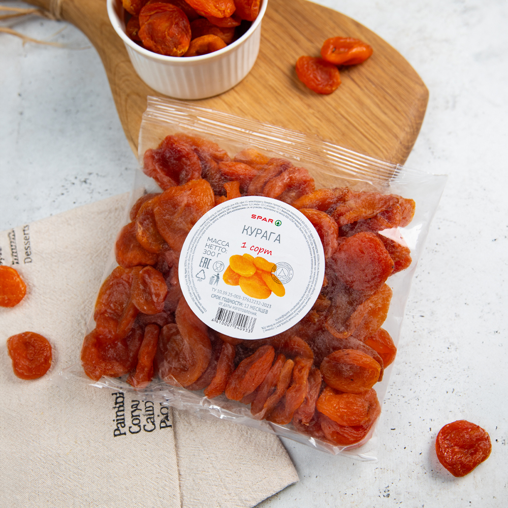 Изображение товара Курага SPAR 1 Сорт 300г