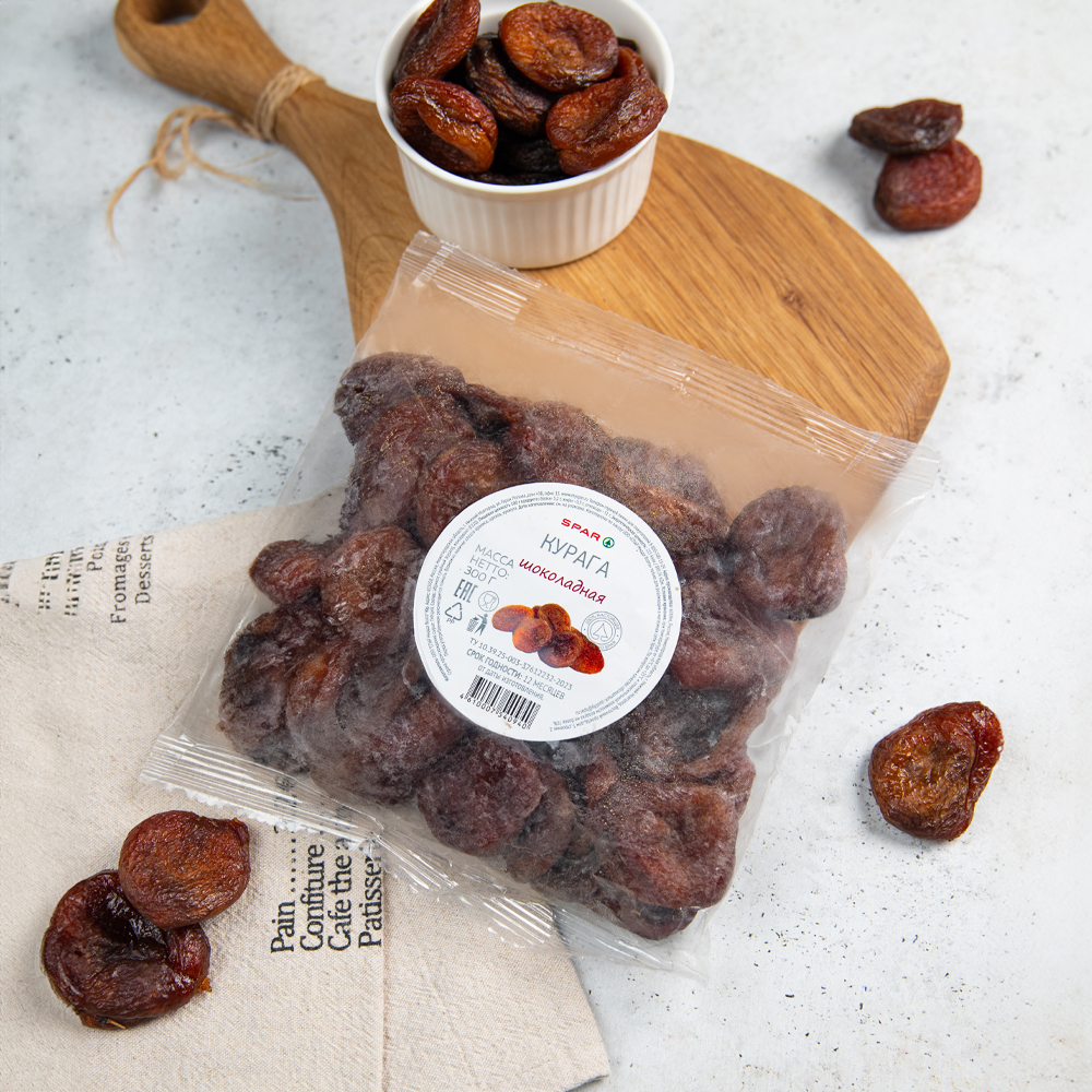 Изображение товара Курага SPAR Шоколадная 300г