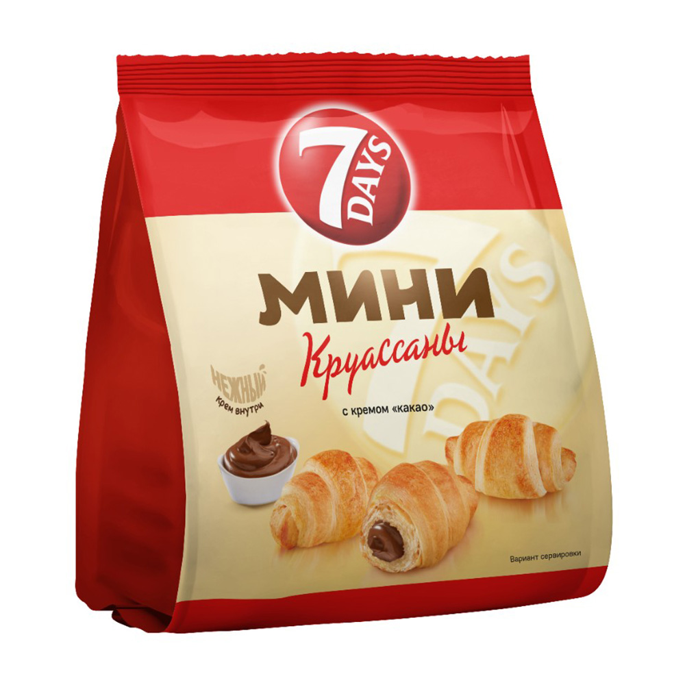 Изображение товара Круассаны 7 Days Мини с Кремом Какао 123г