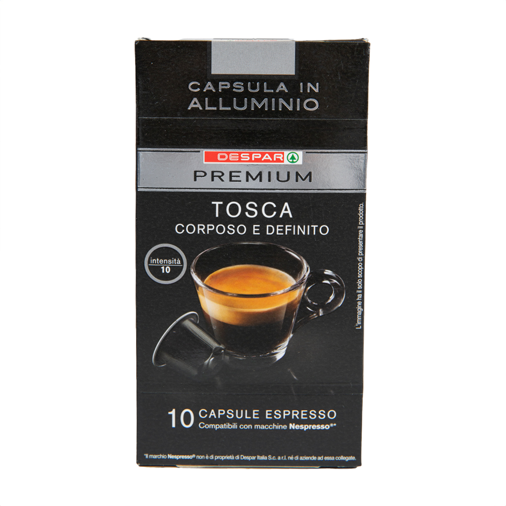Изображение товара Кофе Молотый DESPAR PREMIUM Tosca 10 Капсул