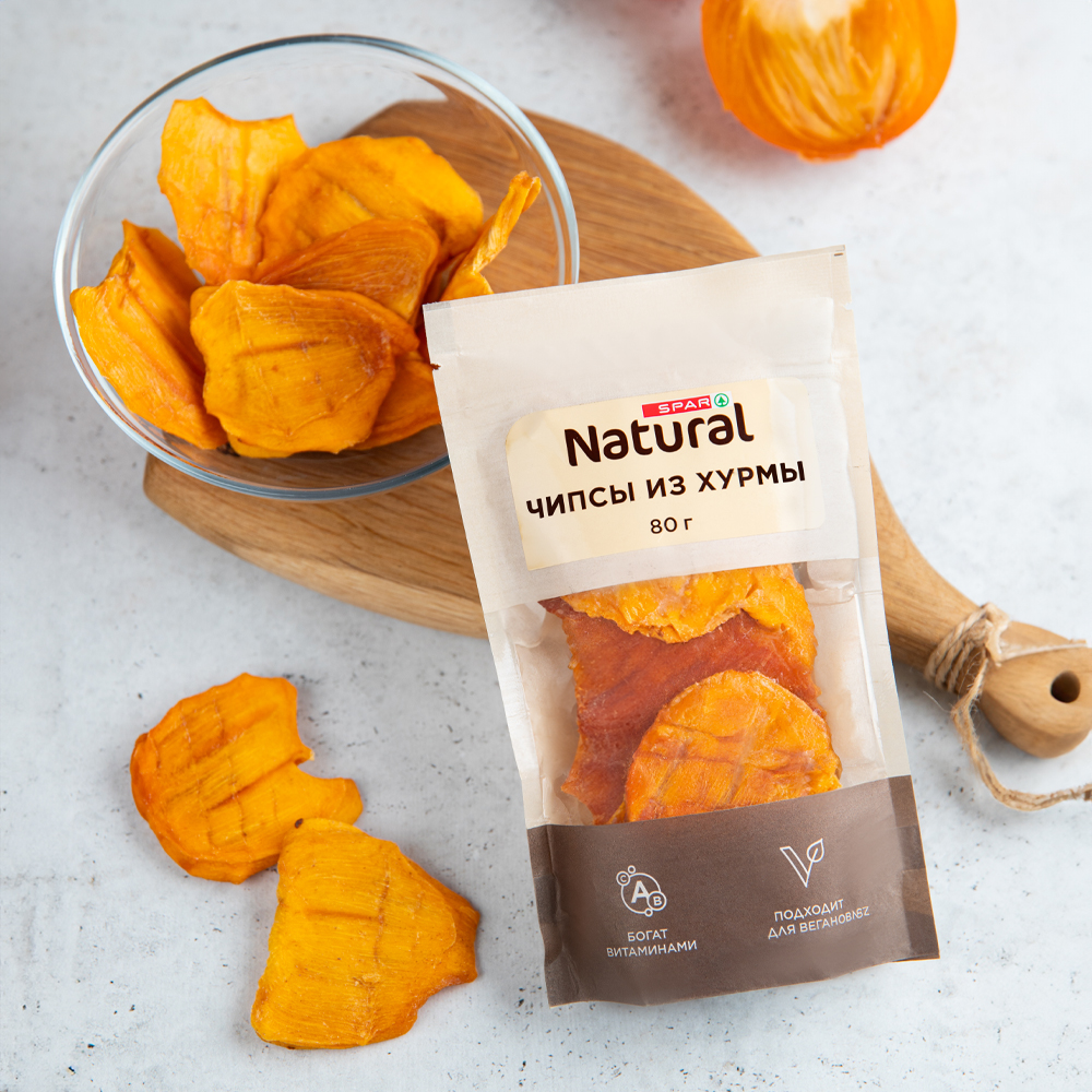 Изображение товара Чипсы SPAR NATURAL из Хурмы 80г