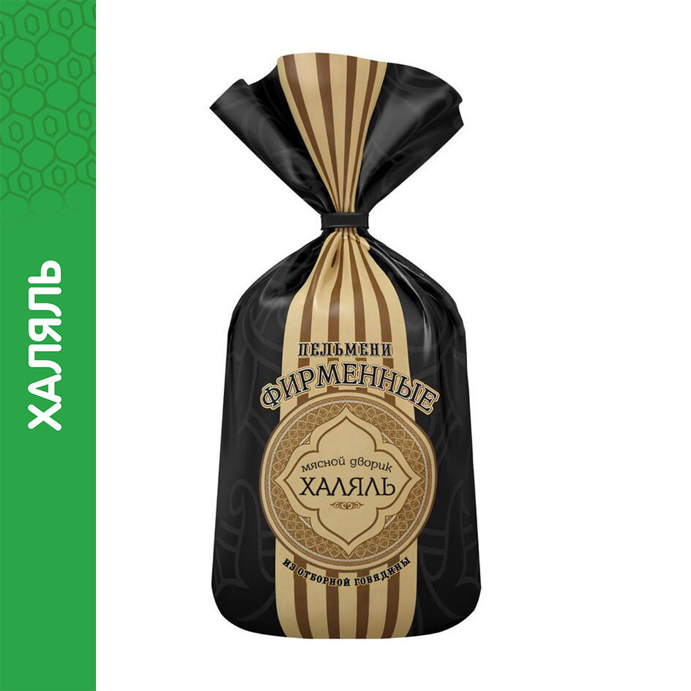 Изображение товара Пельмени Мясной Дворик Фирменные Халяль 800г