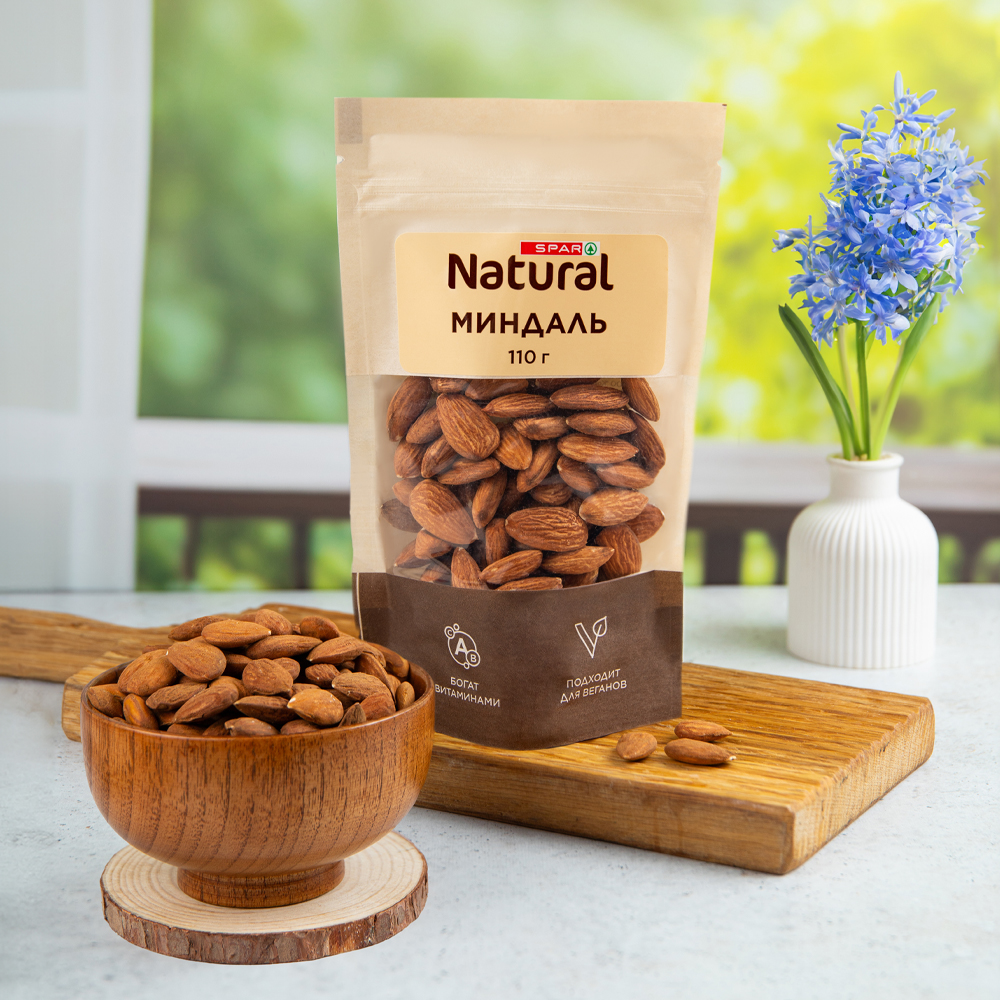 Изображение товара Миндаль SPAR NATURAL Жареный 110г