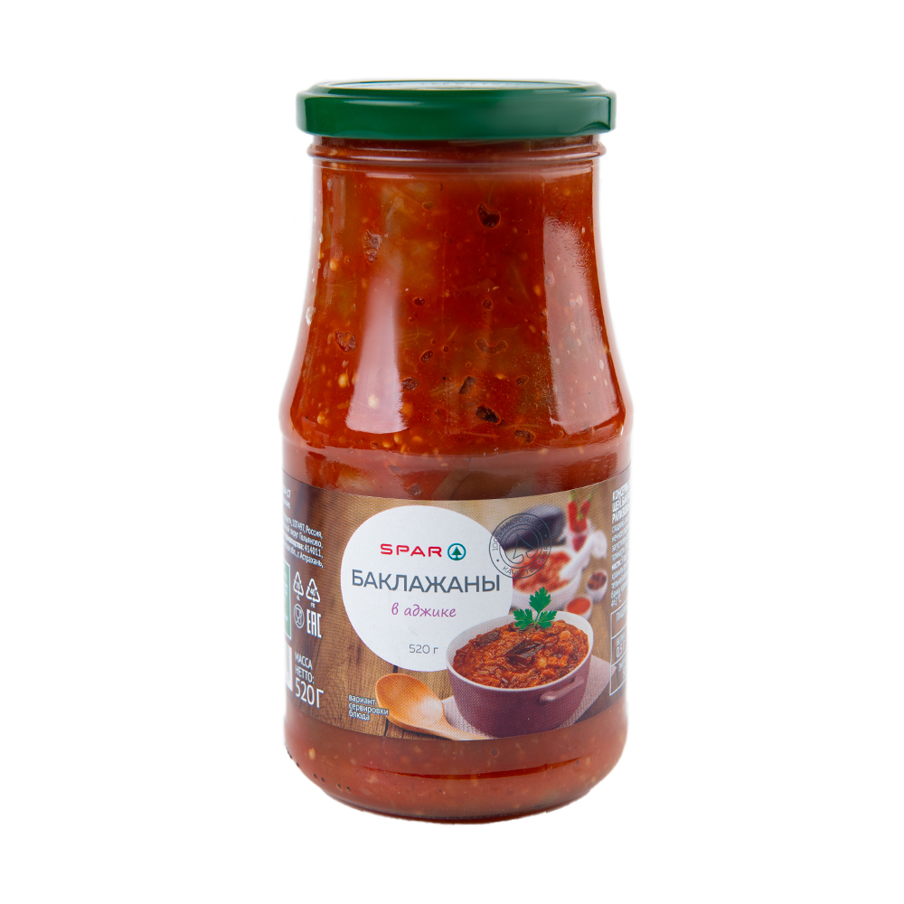Изображение товара Баклажаны SPAR в Аджике 470г