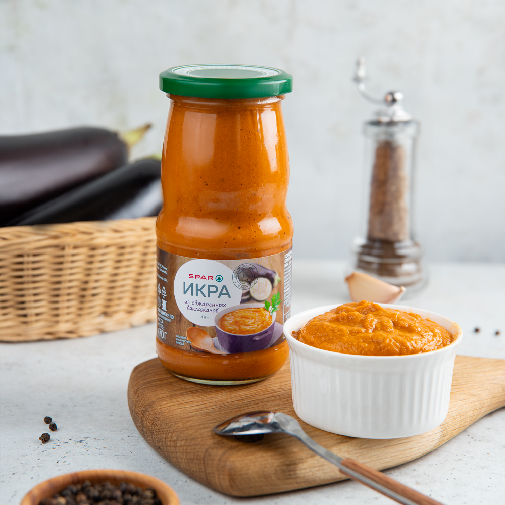 Изображение товара Икра SPAR из Баклажанов Обжаренных 470г