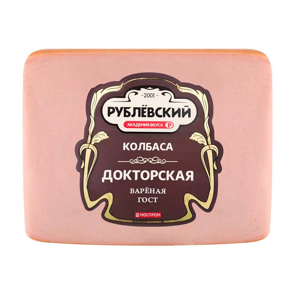 Изображение товара Колбаса Вареная Рублевский Докторская 400г