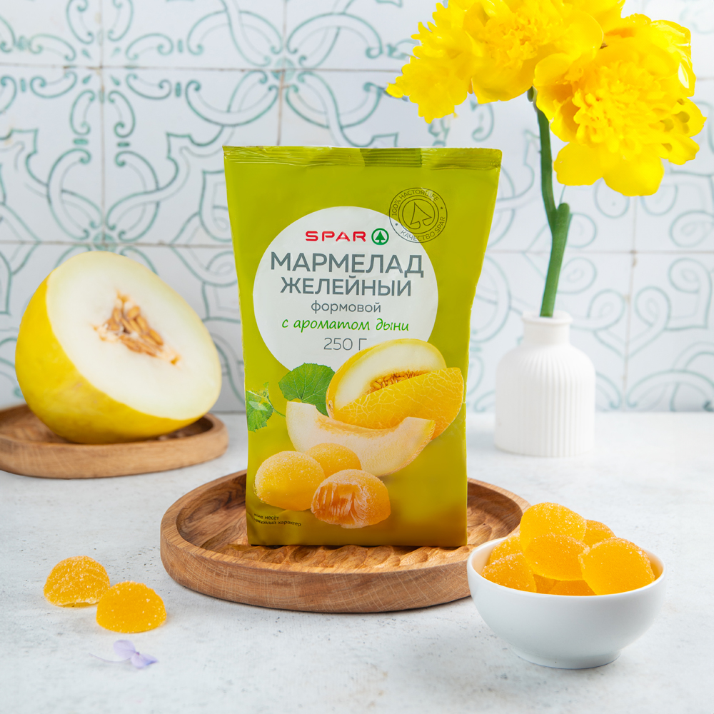 Изображение товара Мармелад SPAR с Ароматом Дыни 250г