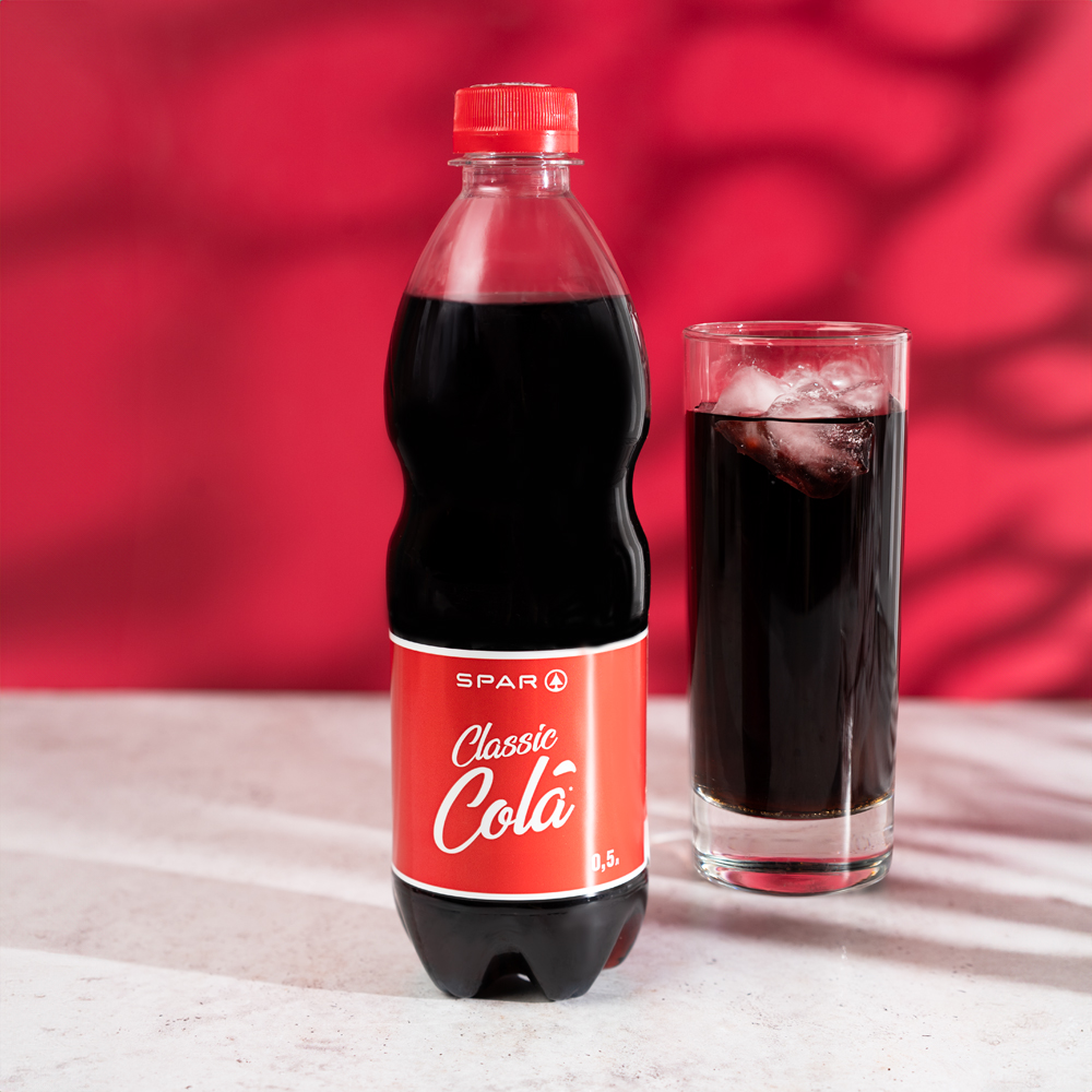 Изображение товара Напиток Безалкогольный SPAR Газированный Кола 0,5л