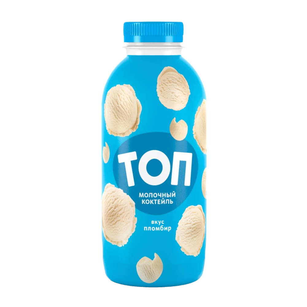 Изображение товара Коктейль Молочный Топ Пломбир 2% 450г