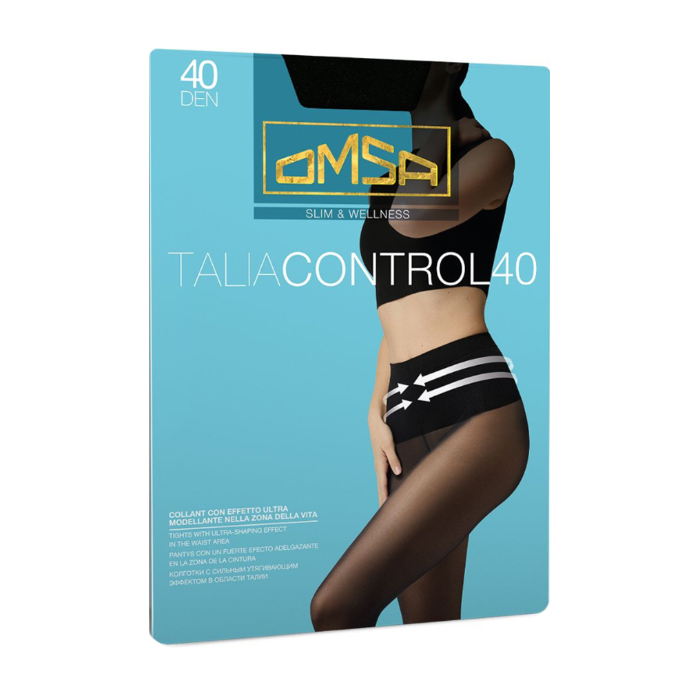 Изображение товара Колготки Omsa Talia Control Nero 40 Den р.4