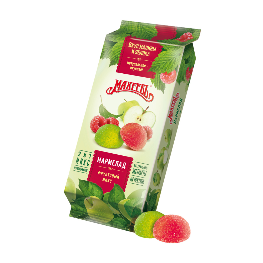 Изображение товара Мармелад Желейный Махеевъ Фруктовый Микс 250г
