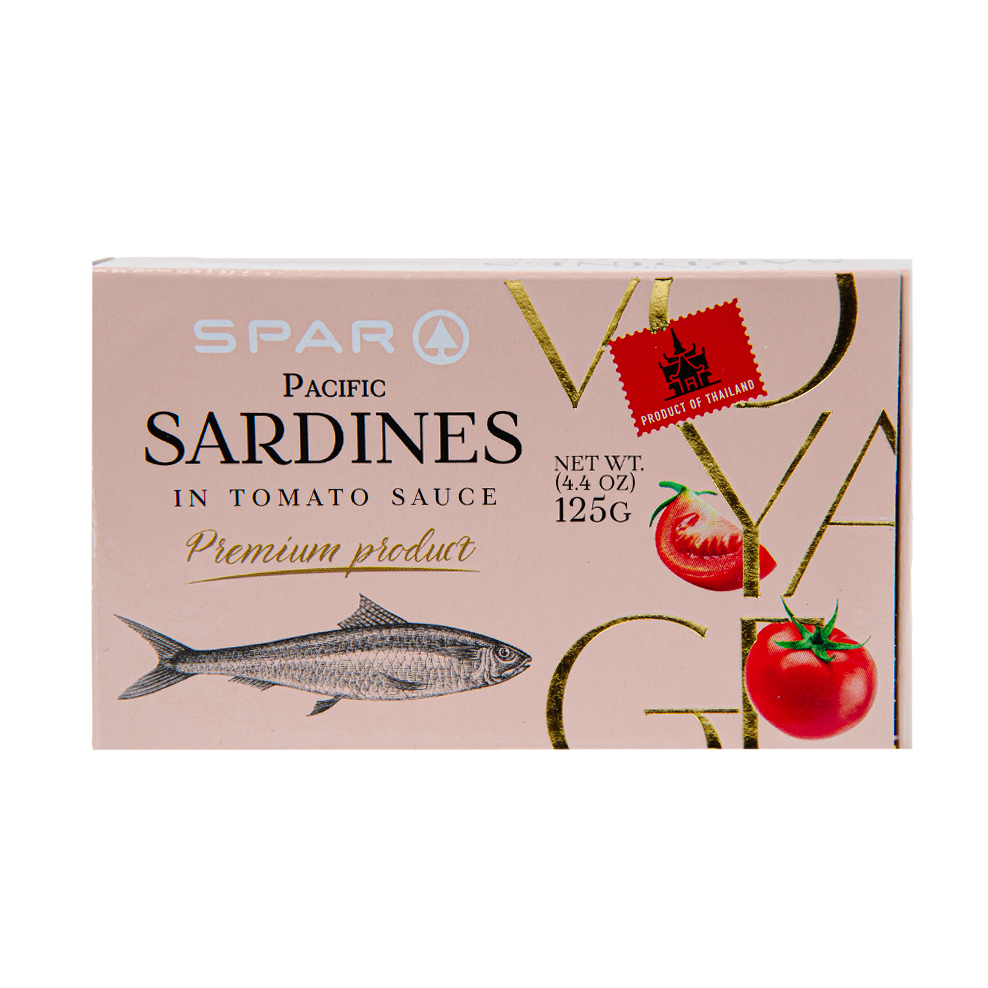 Изображение товара SPAR VOYAGE Сардина в томатном соусе 125 г