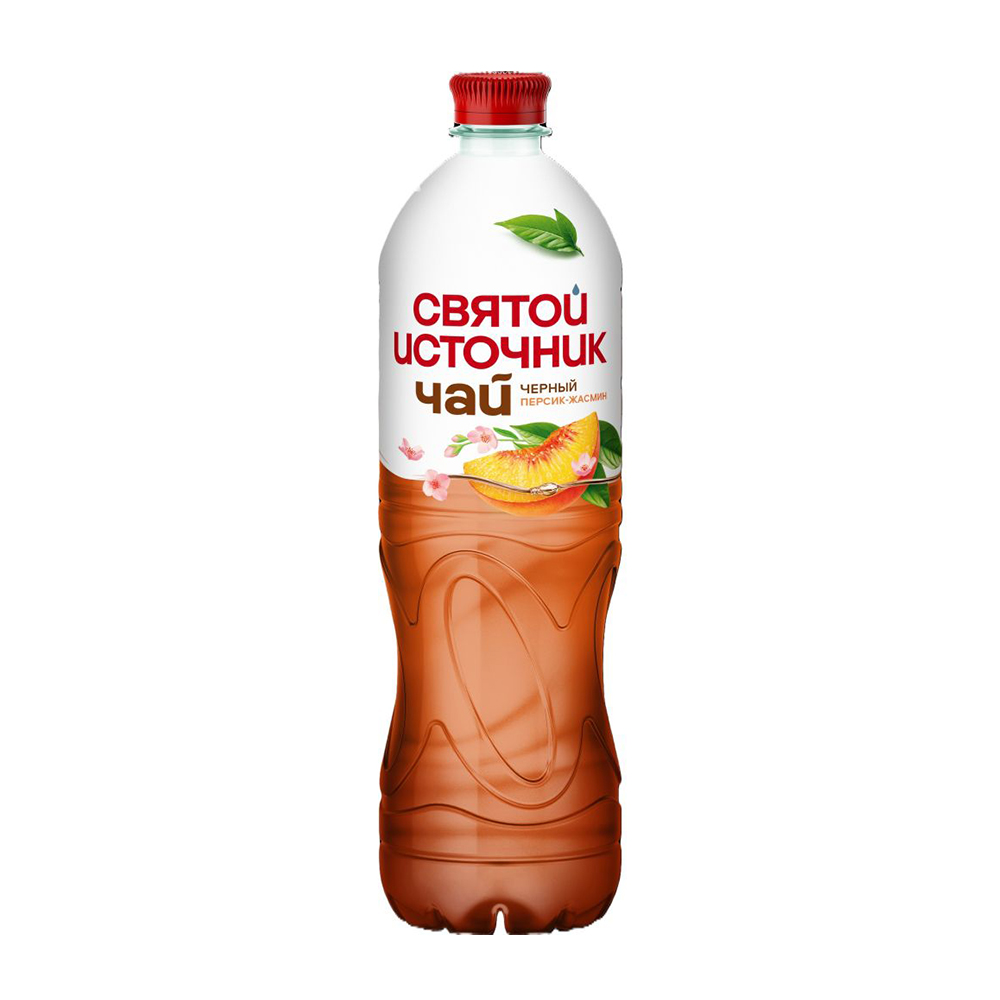 Изображение товара Чай Холодный Святой Источник Черный Персик Жасмин 1л