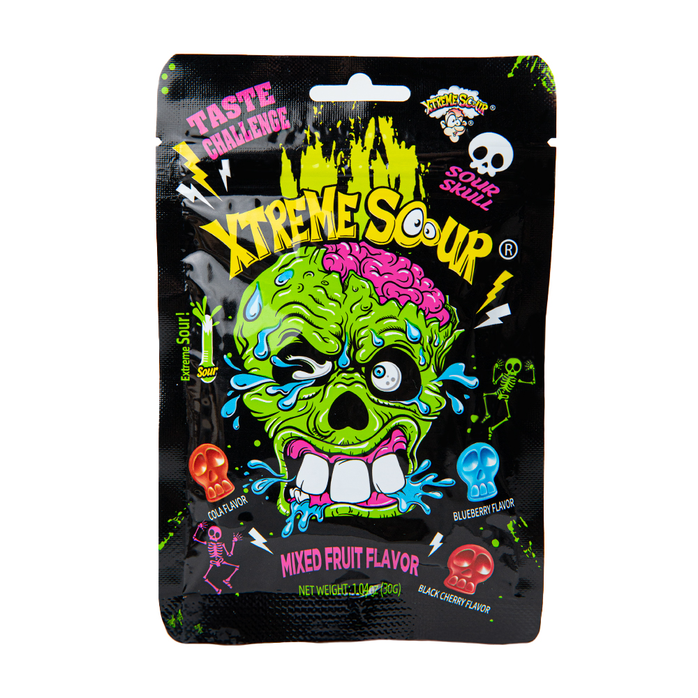 Изображение товара Карамель Леденцовая Xtreme Sour Черника Ежевика и Кола 30г