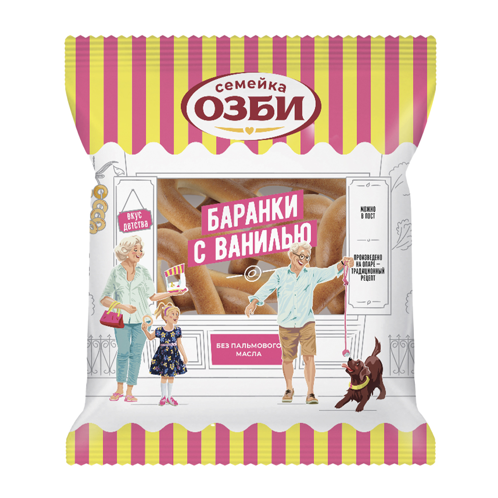 Изображение товара Баранки Семейка Озби с Ванилью 220г