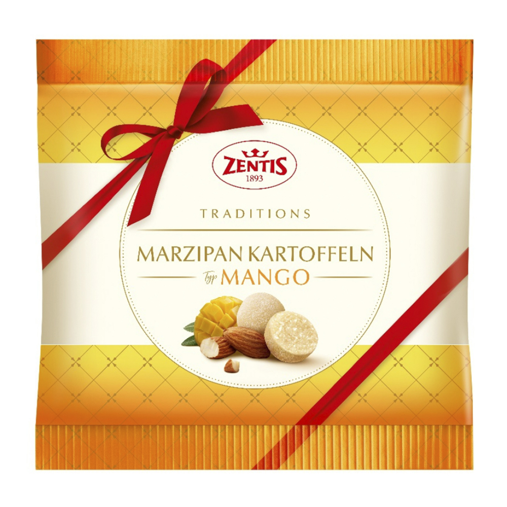 Изображение товара Конфета Zentis Марципановая Картошка со Вкусом Манго 100г