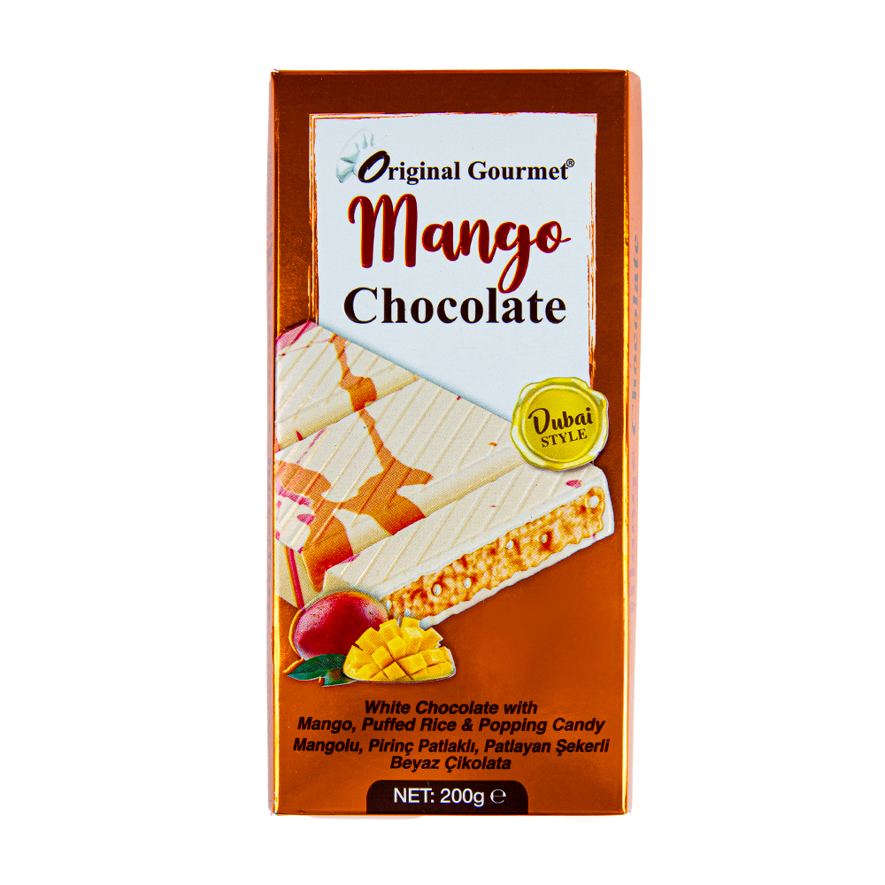 Изображение товара Original Gourmet Шоколад с воздушным рисом и манго 200 г