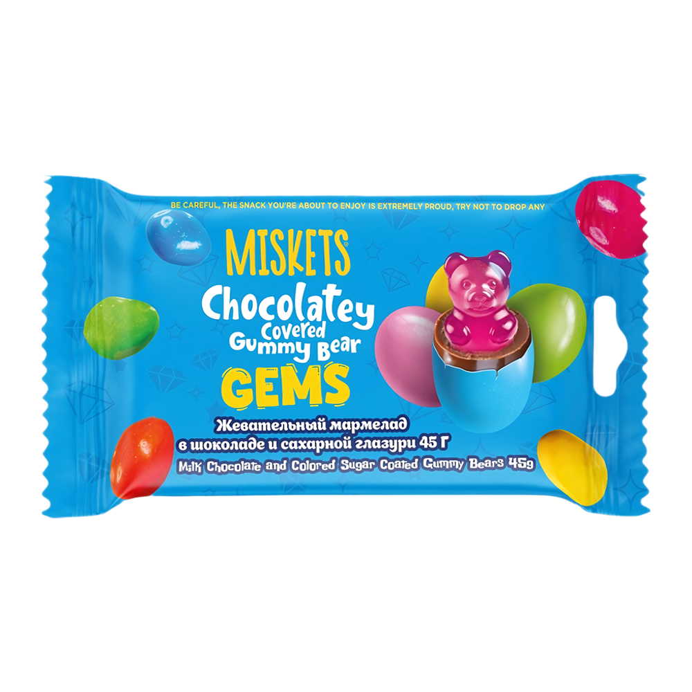 Изображение товара Мармелад Жевательный Miskets Мишки в Шоколаде и Глазури 45г