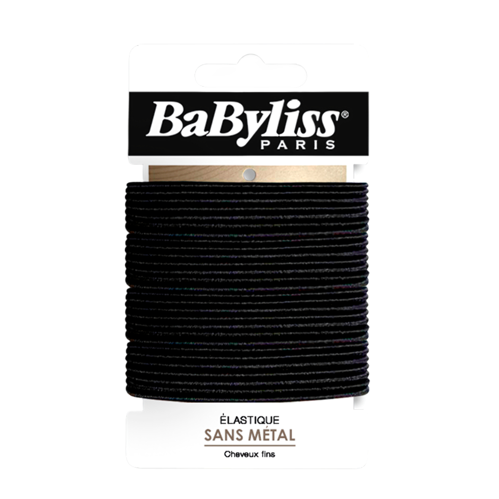 Изображение товара Резинки для Волос Babyliss Тонкие Черные 28шт