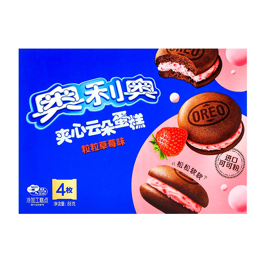 Изображение товара Печенье Бисквитное Oreo с Клубничной Начинкой 132г