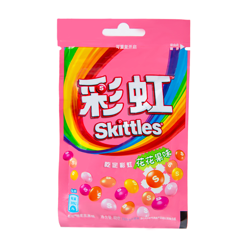 Изображение товара Драже Жевательное Skittles Фруктово-Цветочный Вкус 40г