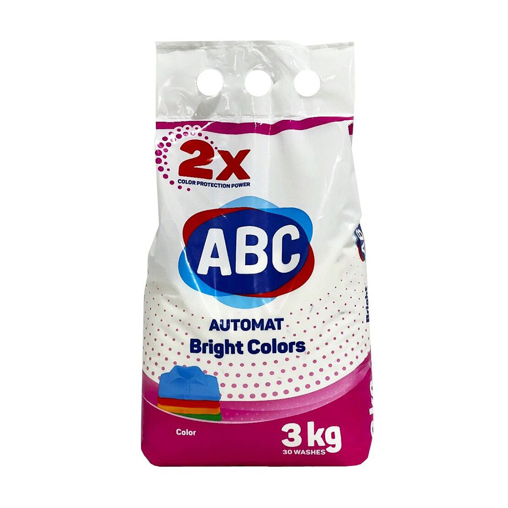 Изображение товара Стиральный Порошок ABC для для Цветного Белья Автомат 3кг