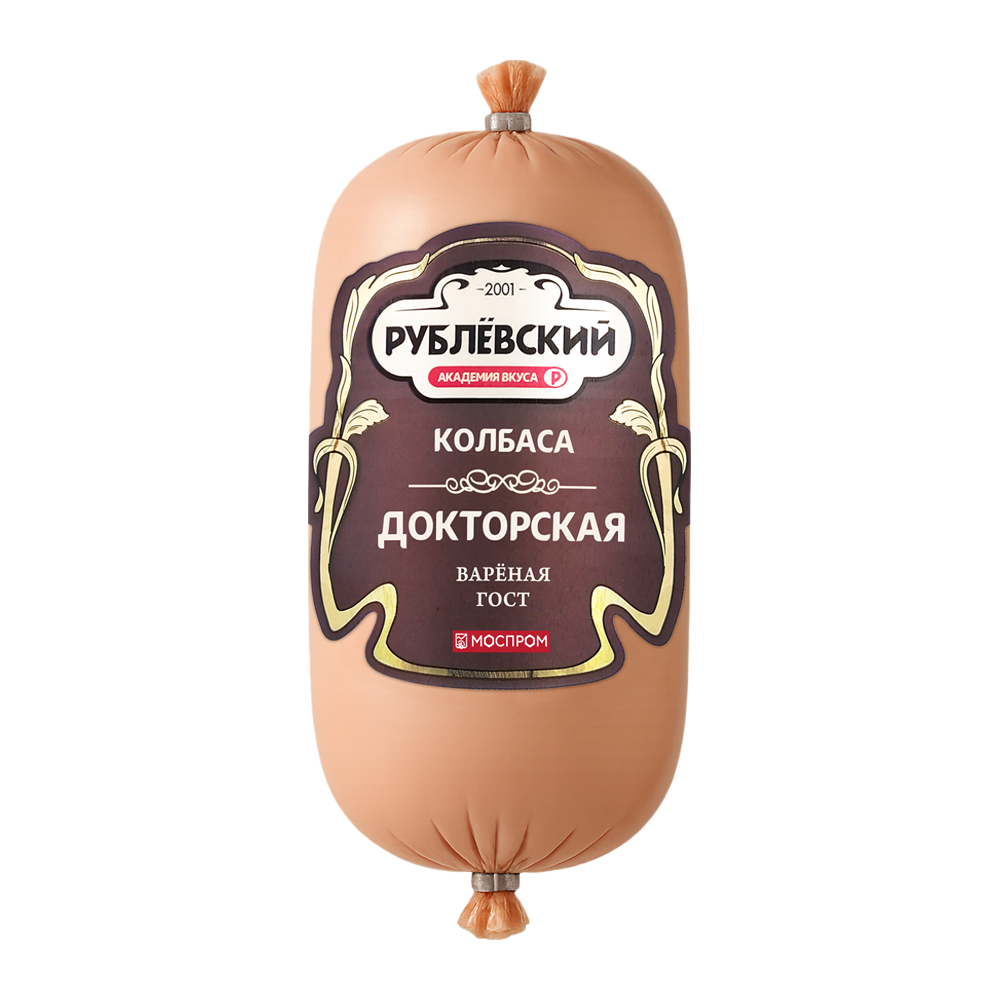 Изображение товара Колбаса Вареная Рублевский Докторская п/о 400г