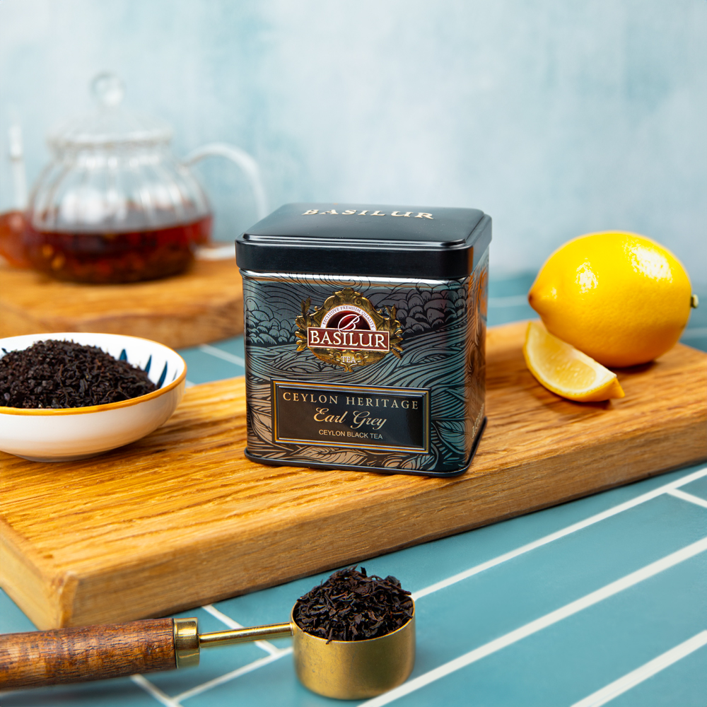 Изображение товара BASILUR Наследие Цейлона Эрл Грей — чорный чай 50 г, подарочная банка