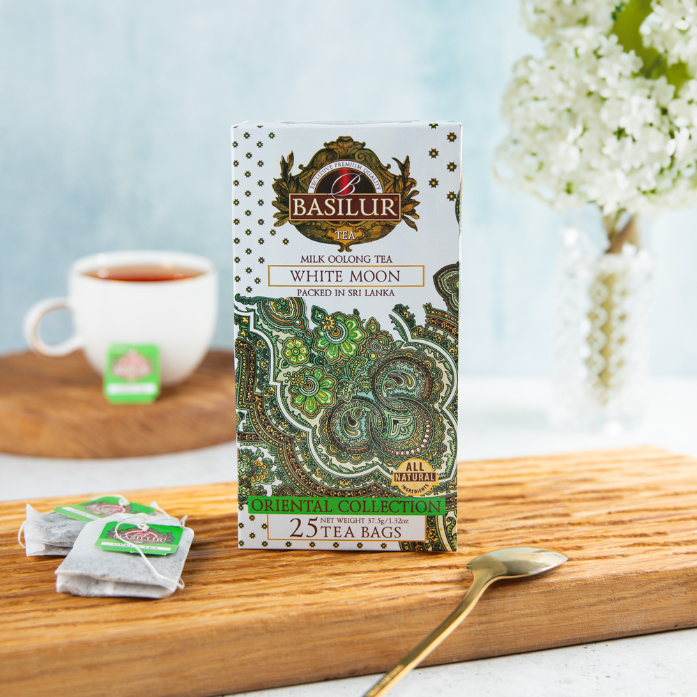 Изображение товара Чай Зеленый Basilur Восточная Коллекция Белая Луна 25 Пак