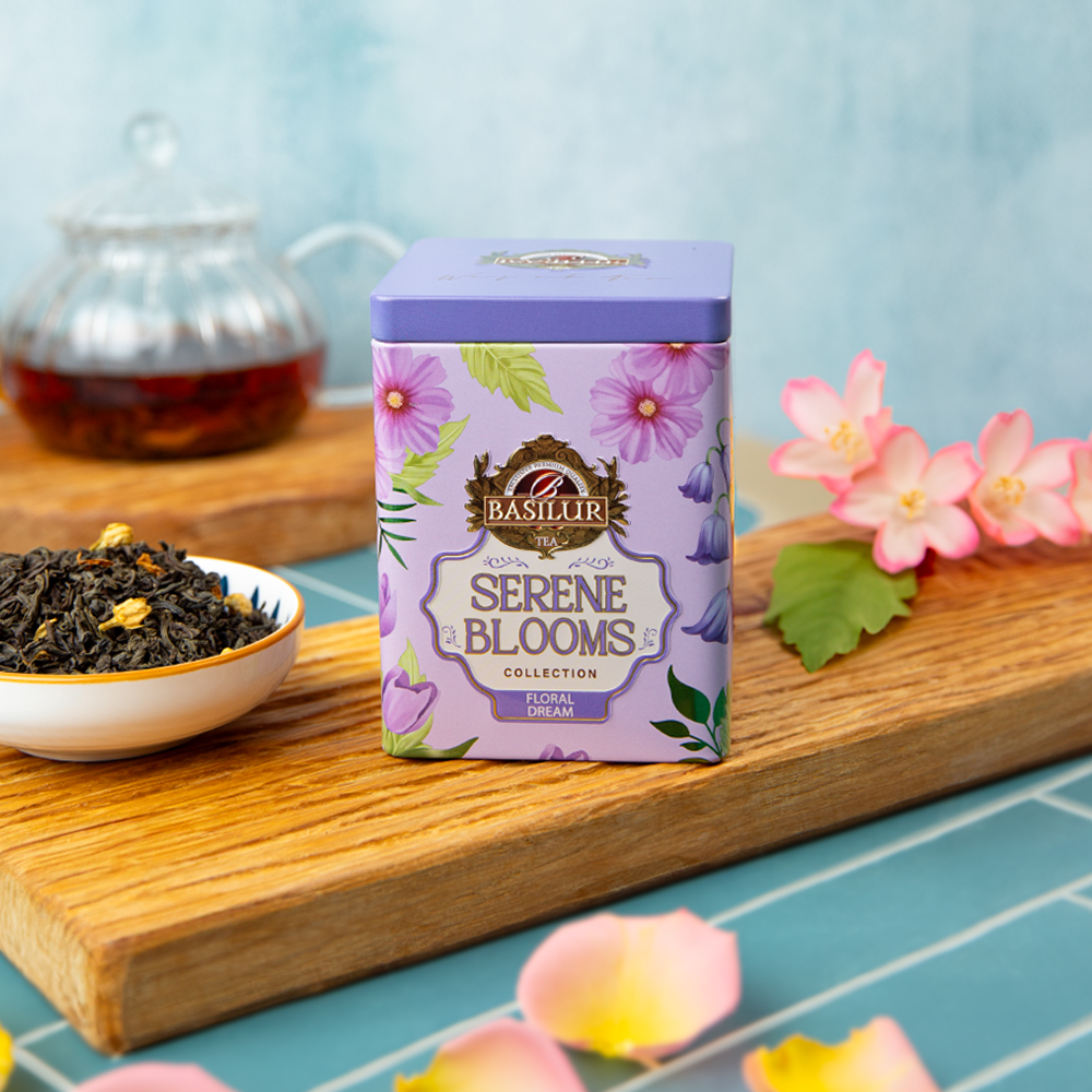 Изображение товара BASILUR Черный чай с жасмином и розой 75 г (подарочный)