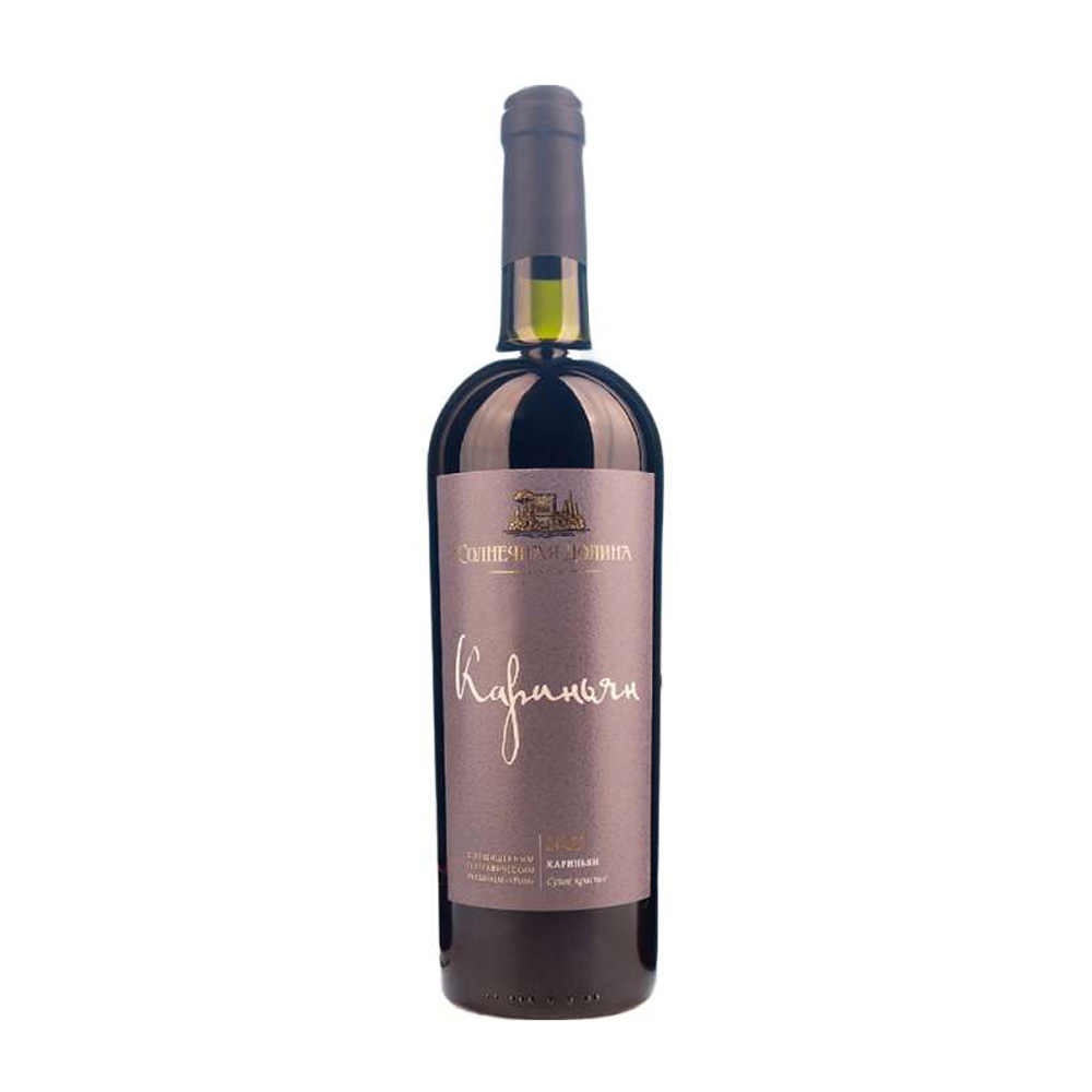 Изображение товара Вино Солнечная Долина Кариньян Красное Сухое 14% 0,75л