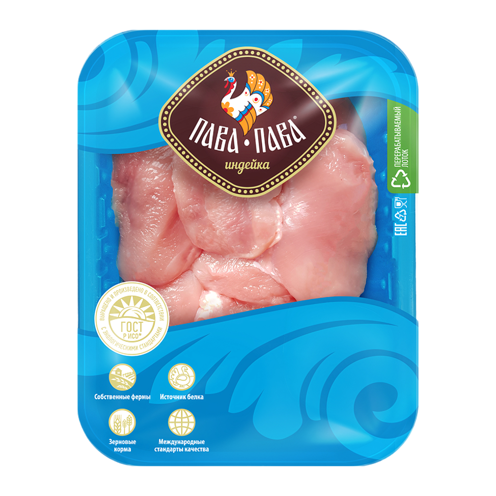 Изображение товара Мясо Индейки Пава-Пава Охлажденное 480г