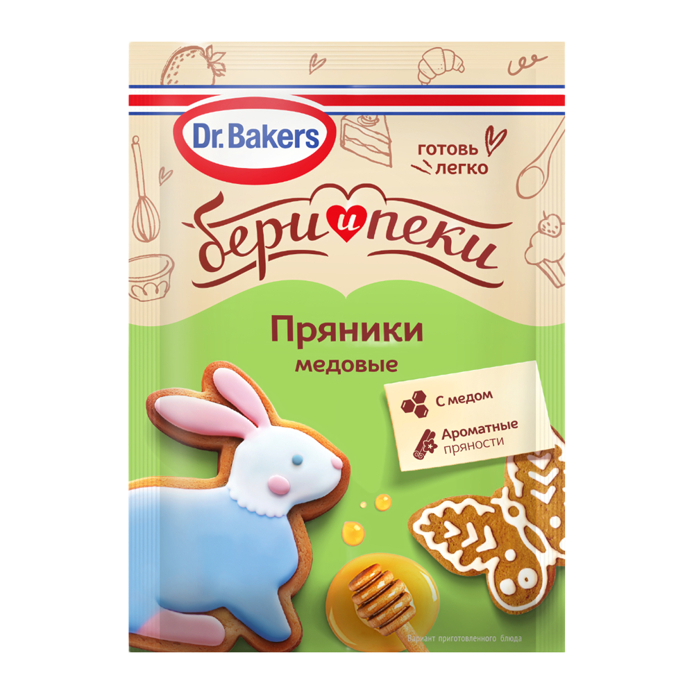 Изображение товара Смесь Dr. Bakers Пряники Медовые 11г