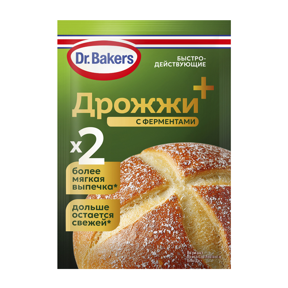 Изображение товара Дрожжи Dr. Bakers с Ферментами 8г