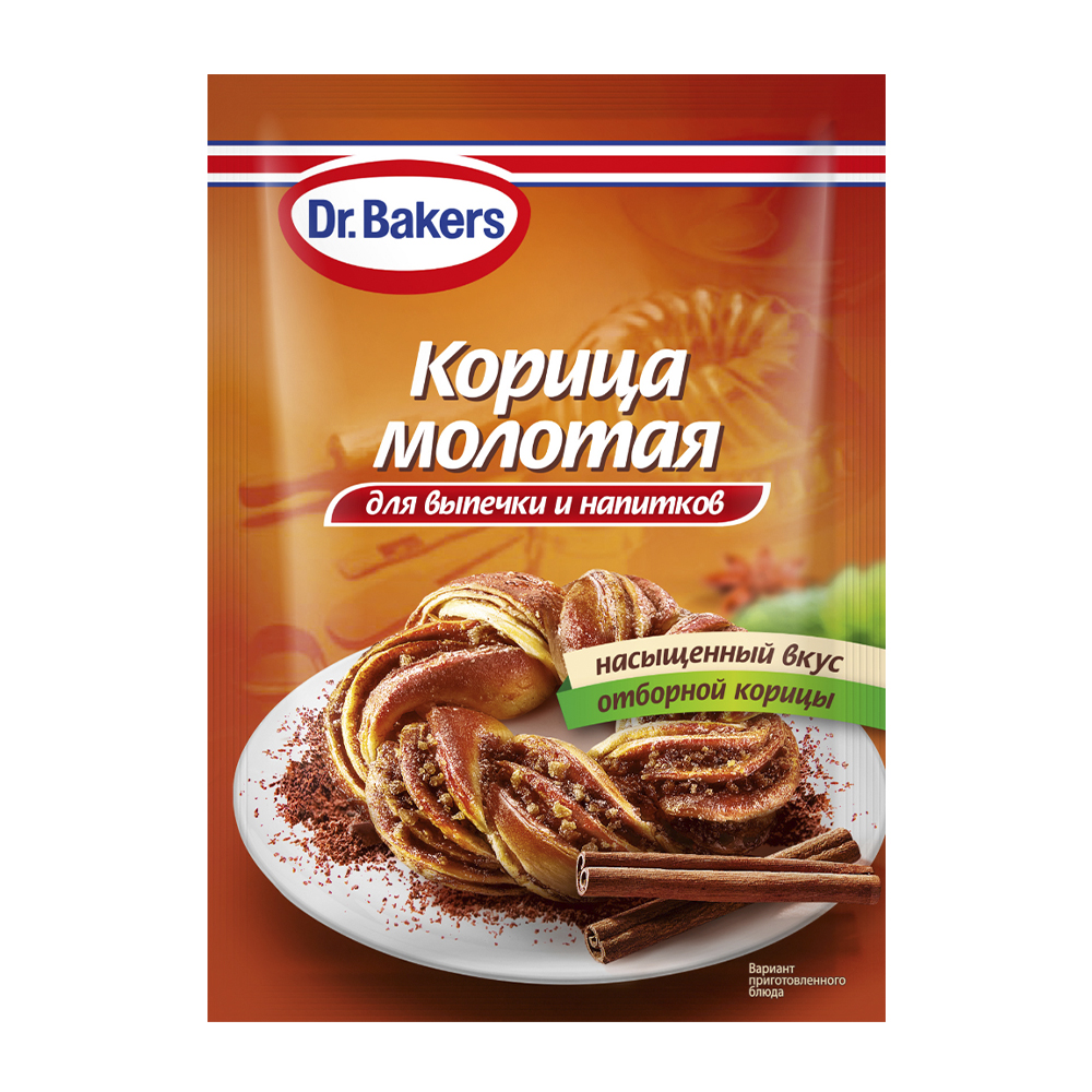 Изображение товара Корица Dr. Bakers Молотая 8г