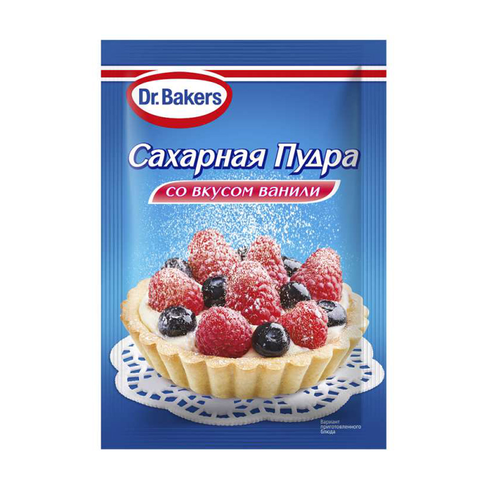 Изображение товара Сахарная Пудра Dr.Bakers со Вкусом Ванили 80г