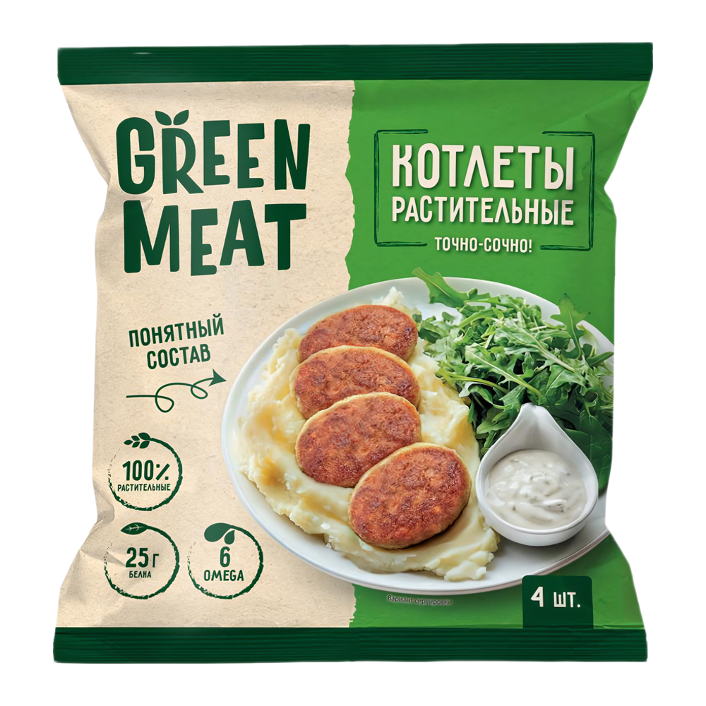 Изображение товара Котлеты Растительные Green Meat 280г