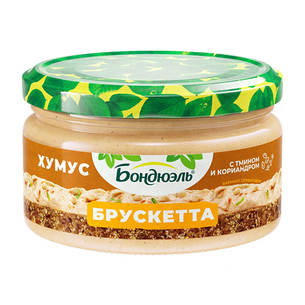 Изображение товара Брускетта Бондюэль из Нута Хумус 250мл Стекло